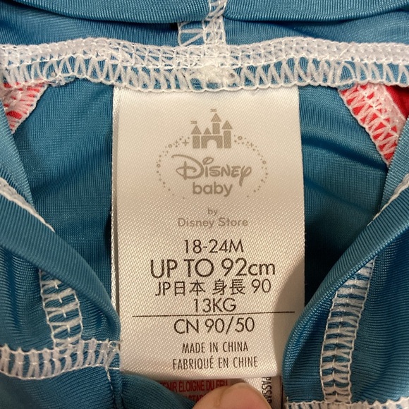Disney Baby Mickey Mouse Rash Guard and swim trunks bathing suit 18/24m - Picture 8 of 10